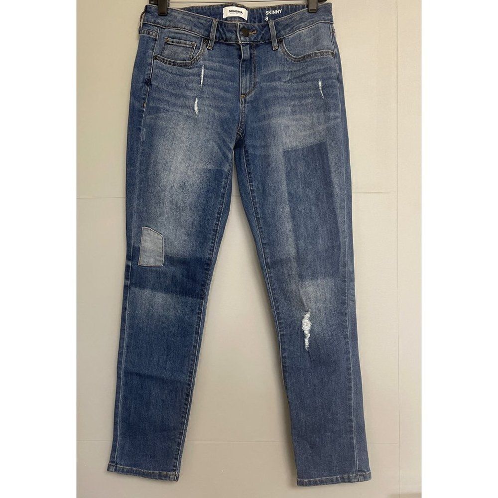 Sonoma Good of Life Distress Skinny Jeans Size 8
